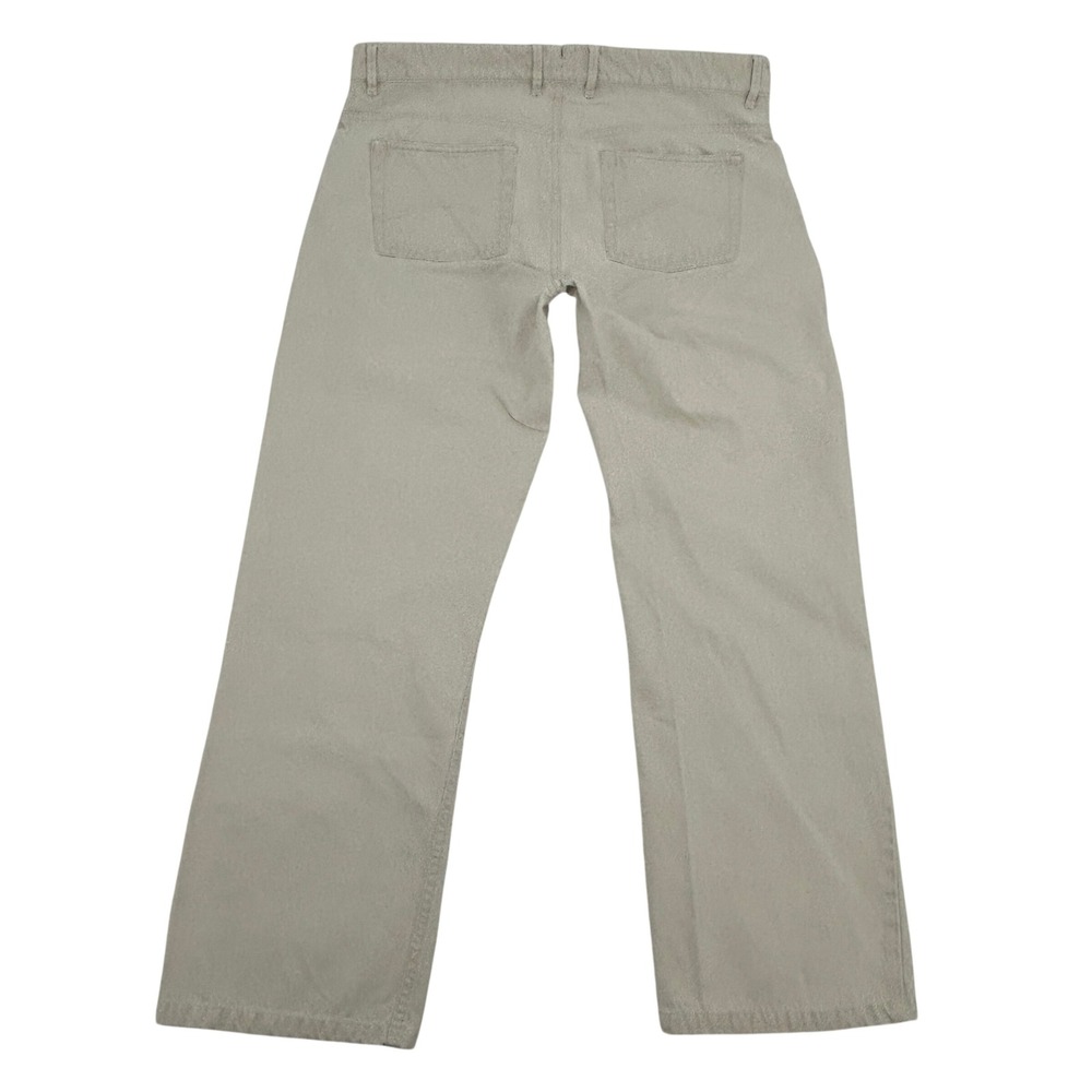 Peter Millar Pants Mens 36 Sand Pima Cotton Straight Leg 5-Pocket Golf - Picture 4 of 11